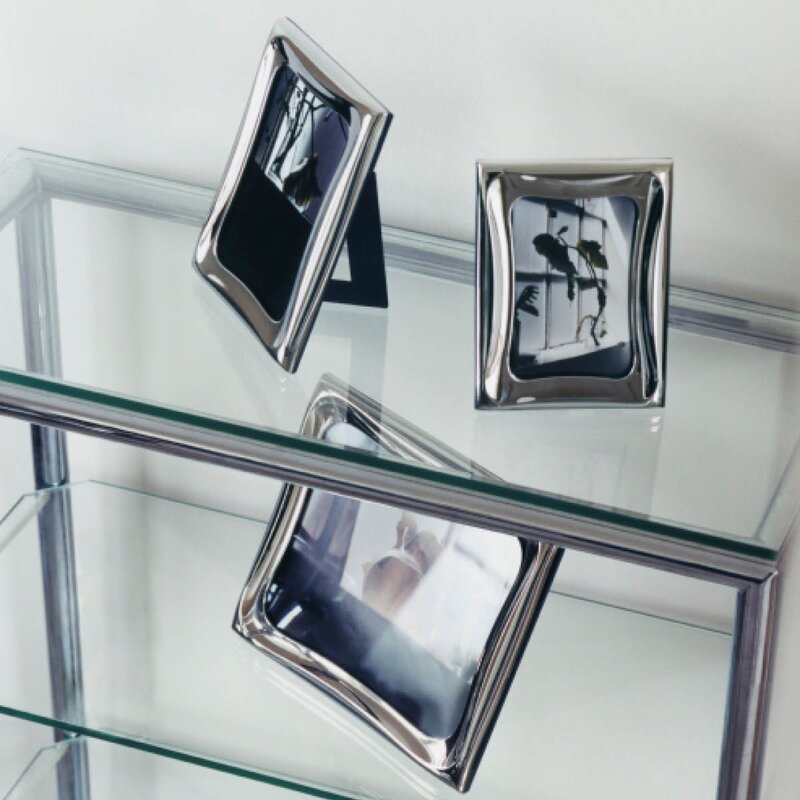 Georg Jensen Cobra bilderamme 10x15 cm stål