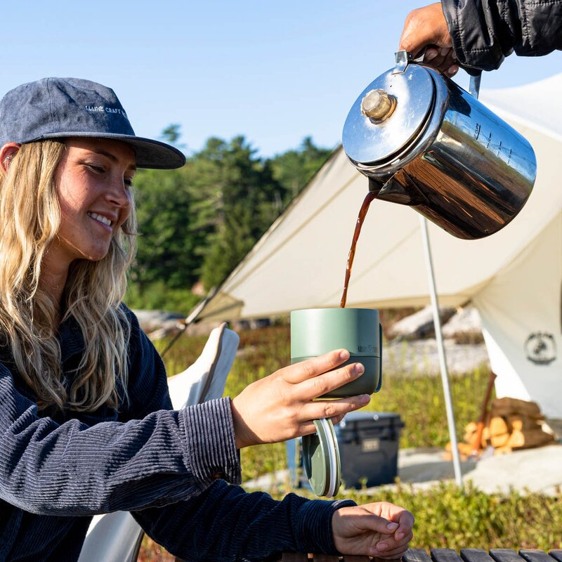 Klean Kanteen Rise kopp 41 cl med flipplokk Sea Spray