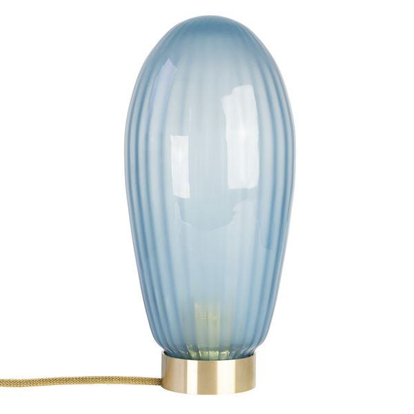 Magnor Zeppeliner bordlampe høy blå matt