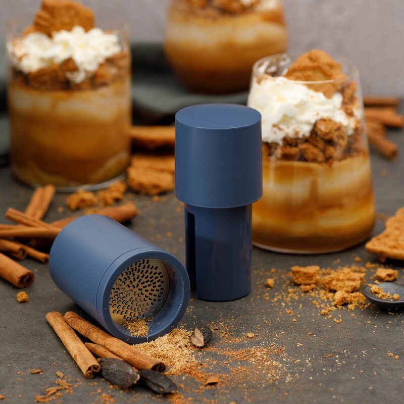 Microplane Spice Mill krydderkvern 12 cm denim blue