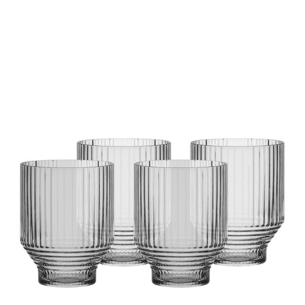 Kosta Boda - Pavilion Lowball glass 30 cl 4 stk