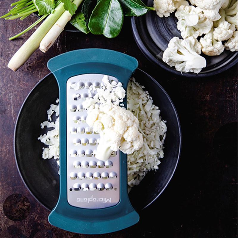 Microplane Rivjern til skål rustfri/petrol