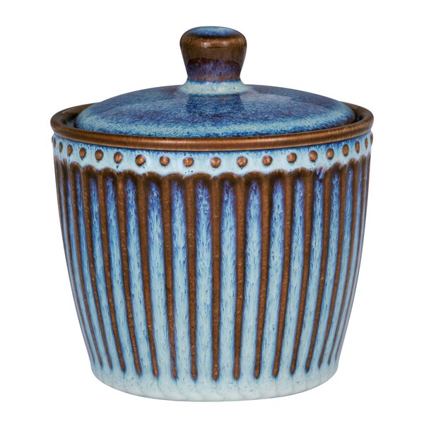 GreenGate Everyday Alice sukkerskål 12 cl oyster blue