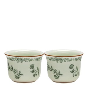 Rörstrand Ostindia eggeglass 4 cl 2 stk grønn