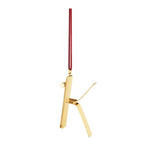 Georg Jensen Ornament pyntebokstav K gull