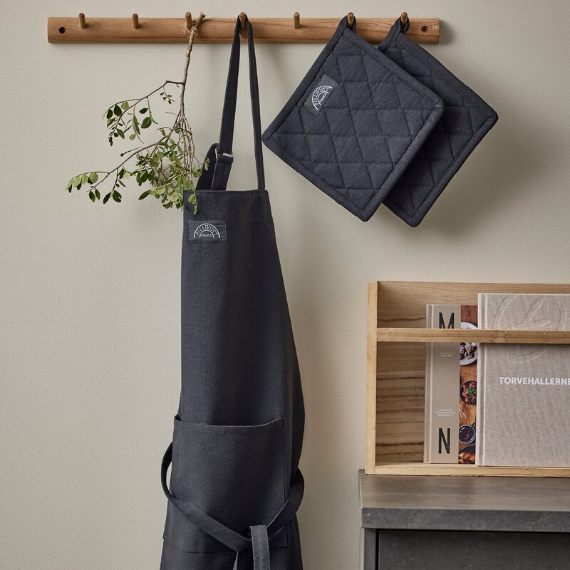 Pillivuyt Recycle forkle 95x80 cm svart