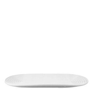 Lyngby Porcelæn Lyngby Tura oval serveringsfat 34x14,5 cm hvit