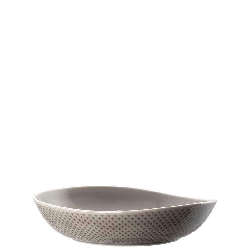 Rosenthal Junto dyp tallerken 25 cm perlegrå