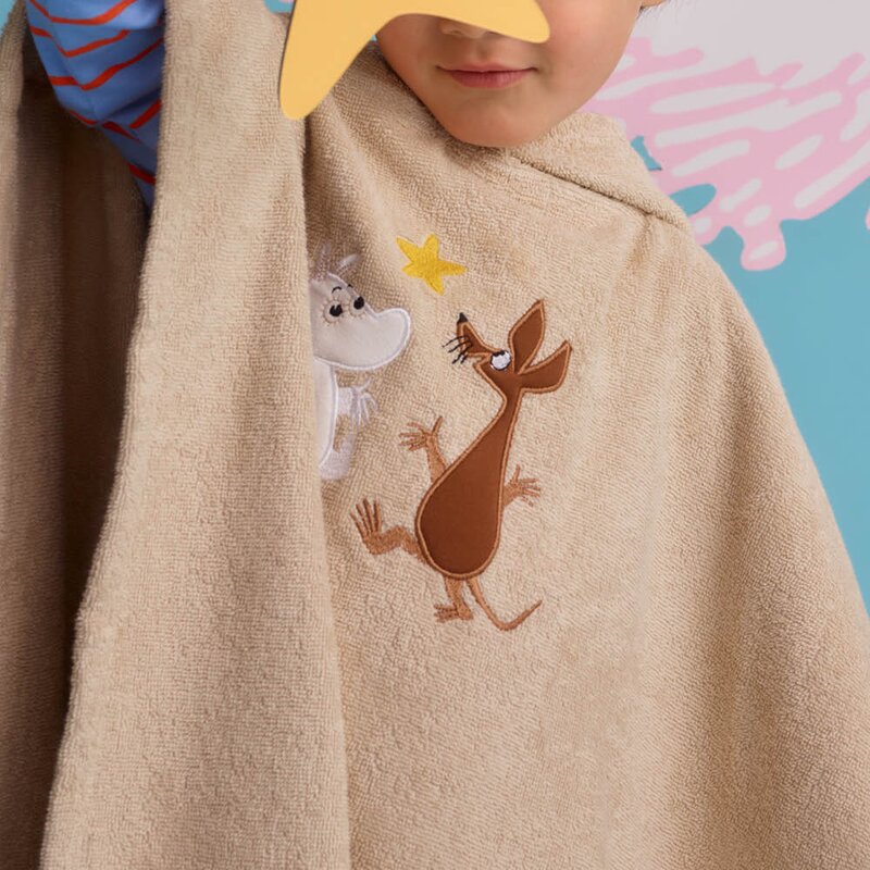 MoominArabia Mummi badeponcho barn Romeventyr beige