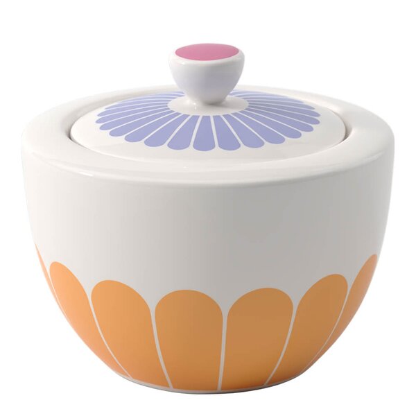 Villeroy & Boch Fleur colour sukkerskål 27 cl multi