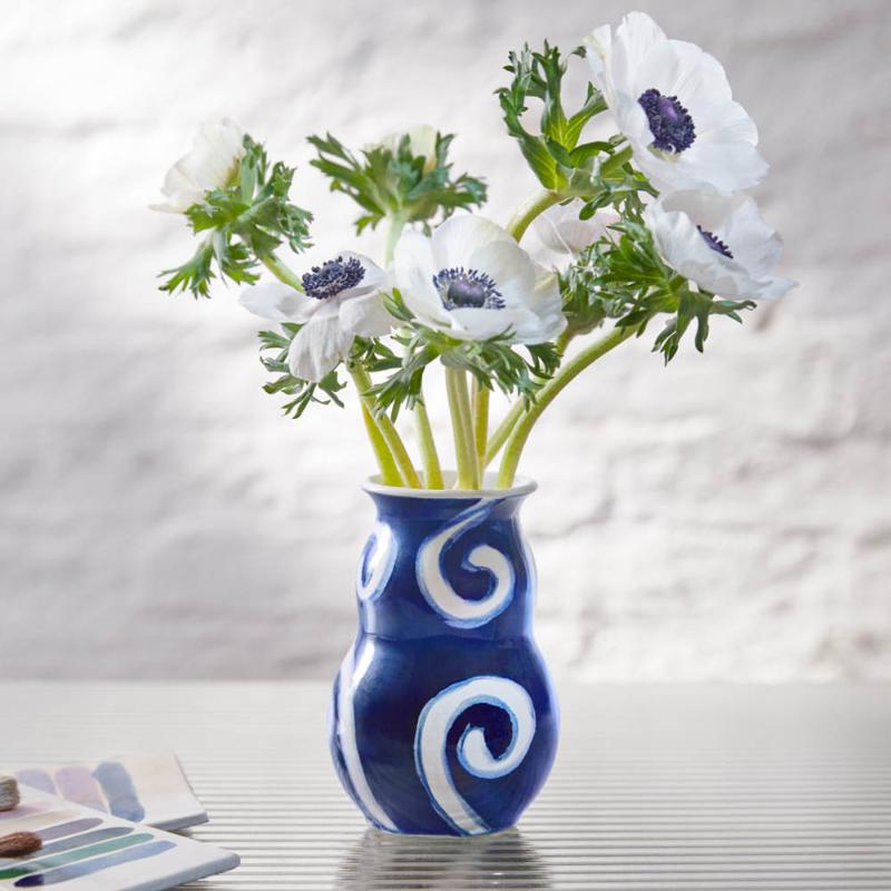 Kähler Tulle vase 13 cm blå
