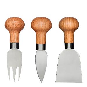 Sagaform Nature ostekniver sett 3 stk
