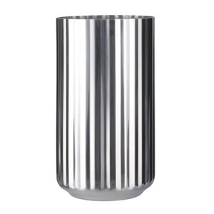 Lyngby Porcelæn Vase 15,5 cm rustfritt stål