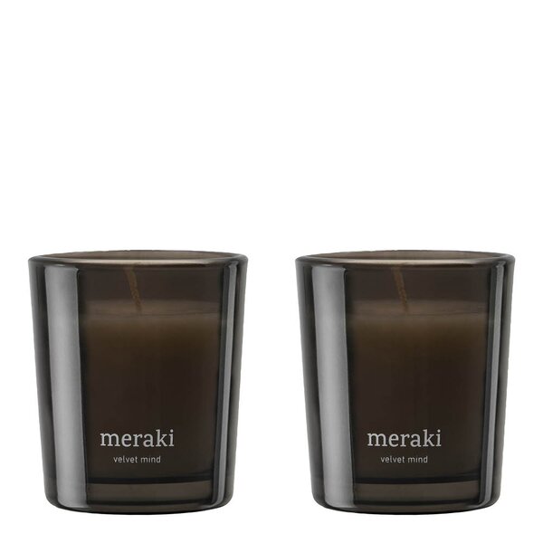 Meraki Velvet Mind duftlys 60 g 2 stk