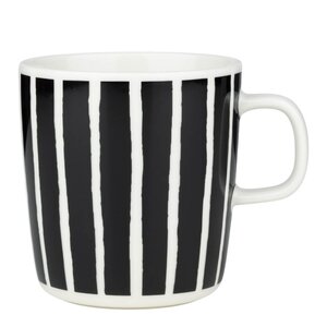 Marimekko Piccolo kopp 40 cl svart/hvit