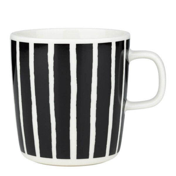 Marimekko - Piccolo kopp 40 cl svart/hvit