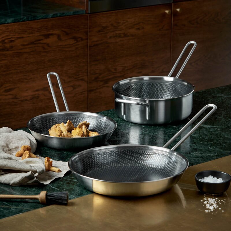 Eva Trio Mosaic sautépanne 24 cm keramisk Slip-Let-belegg