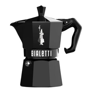 Bialetti Exclusive espressokanne 3 kopper13 cl svart