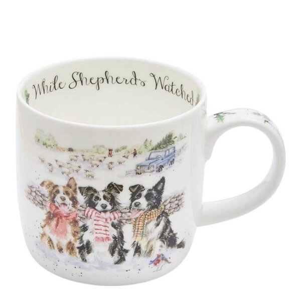 Royal Worcester Wrendale Designs krus 31 cl While Shepherds Watch