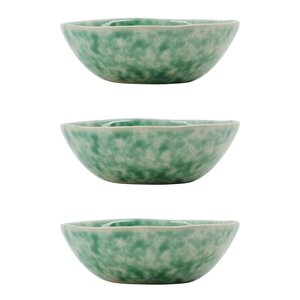 House Doctor Diva skål 4 cl 3 stk grønn