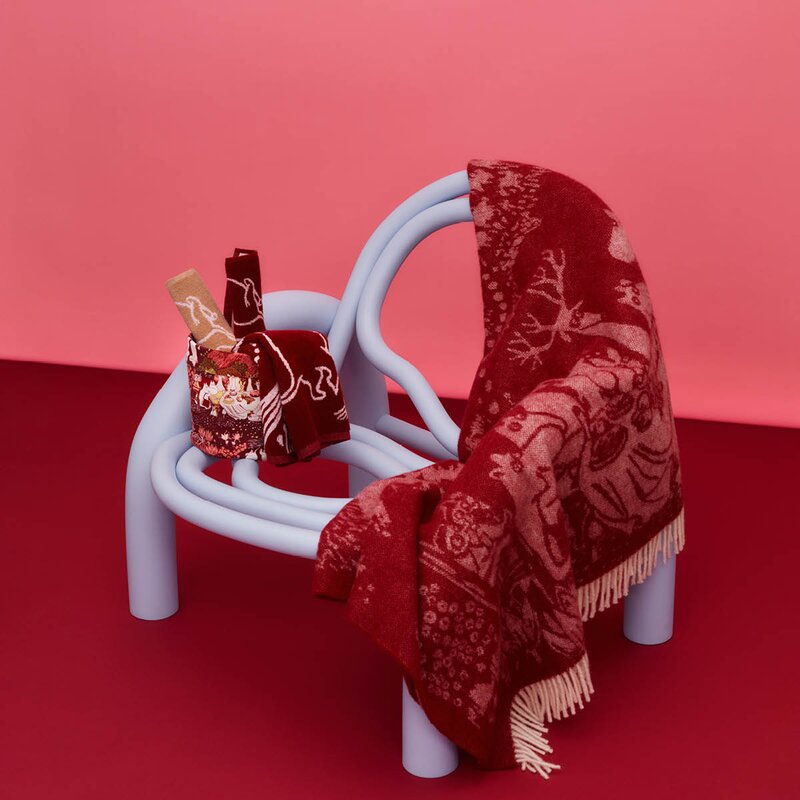 MoominArabia Mummi oppbevaringskurv 25,5x16 cm Festlige stunder