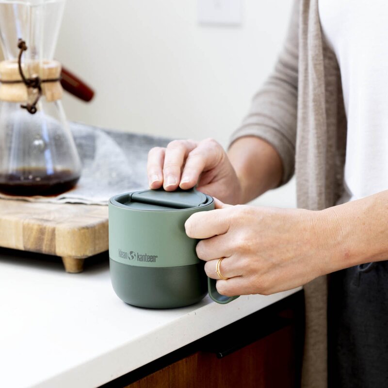 Klean Kanteen Rise kopp 41 cl med flipplokk Sea Spray