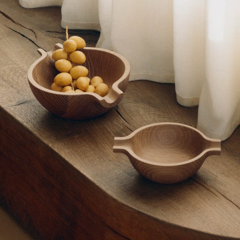 Georg Jensen Henning Koppel bolle liten 15,3 cm eik