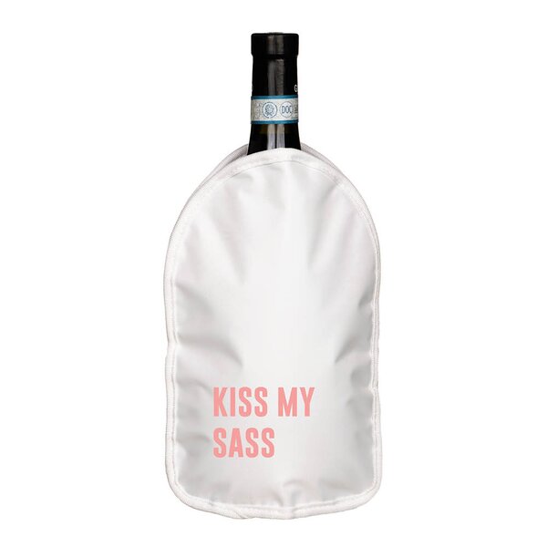 Pictureit Vinkjøler kiss my sass 15,5x23 cm hvit