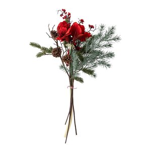 Bloomingville Rubia bukett kunstige blomster 105 cm rød