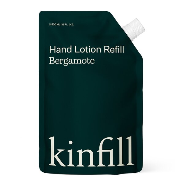 Kinfill – Refill håndkrem 500 ml bergamote