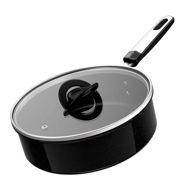 Tefal Exceptional Ceramic sautépanne m/lokk 24 cm svart