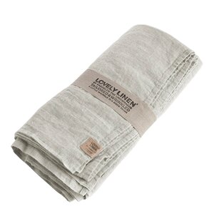 Lovley Linen Lovely bordduk lin 145x380 cm Light Grey