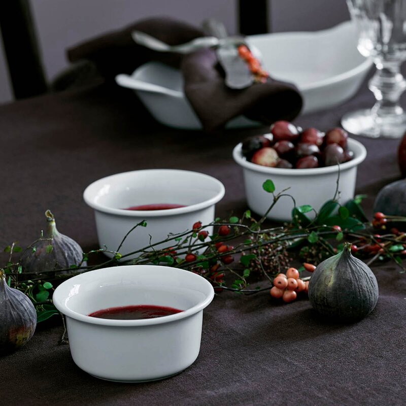 Pillivuyt Sancerre ramekin 9,5 cm 15 cl hvit