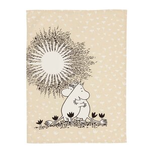 MoominArabia Mummi kjøkkenhåndkle 50x70 cm Kjærlighet beige