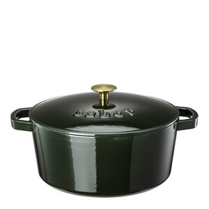Sabor Støpejernsgryte 6,7L mørkegrønn