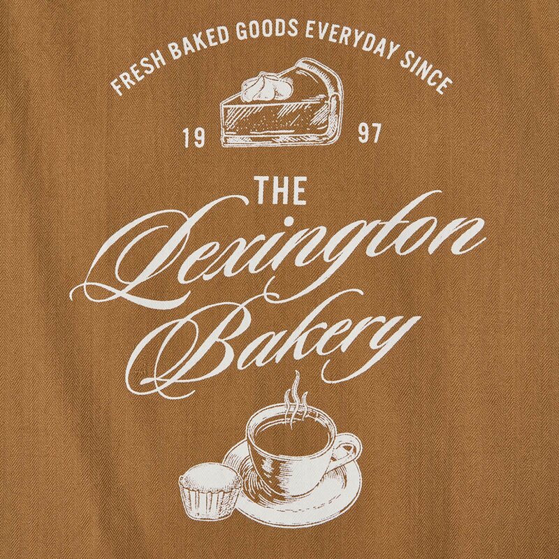 Lexington Bakery printed kjøkkenhåndkle 50x70 cm fudge/hvit