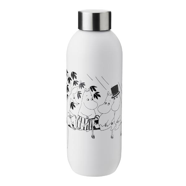 Stelton Keep Cool Moomin drikkeflaske 0,75L soft white 