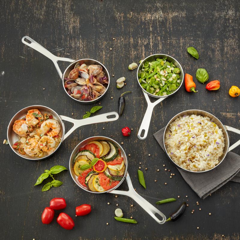 Demeyere Resto stekepanne mini 16 cm 3-lags