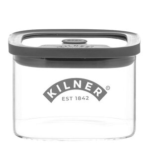 Kilner Fresh S oppbevaringskrukke 0,5L glass/grå