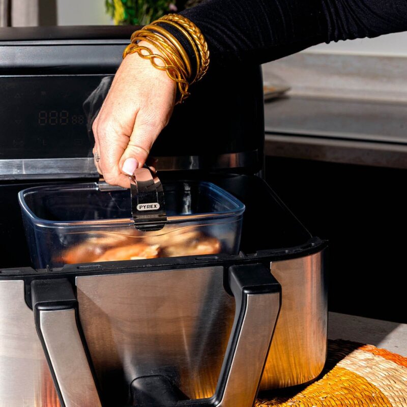 Pyrex Airfryer ildfast form 2L 18x20 cm glass