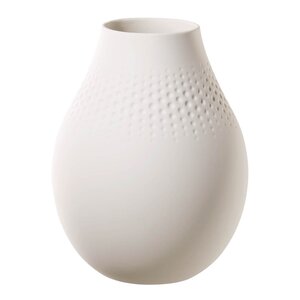 Villeroy & Boch Manufacture Collier Blanc vase 20 cm hvit 