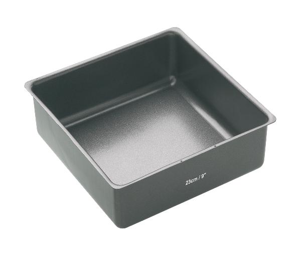 MasterClass Bakeform firkantet med avtakbar bunn 23 cm grå