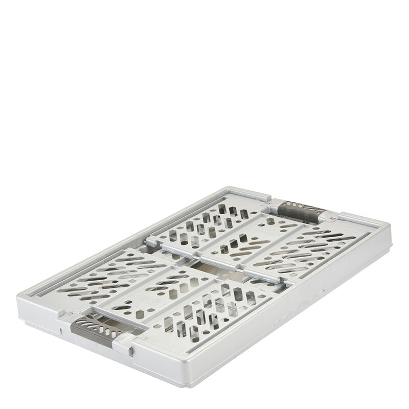 Keeeper Ben oppbevaringsboks sammenleggbar 45L light silver