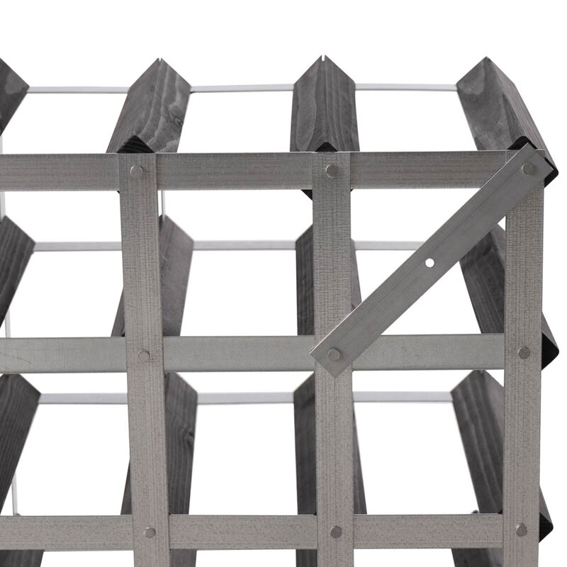 The Swedish Wine Rack Factory Vinstativ 30 flasker montert svart