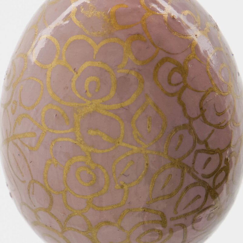 House Doctor Bloom påskeegg i tre 6 stk rose