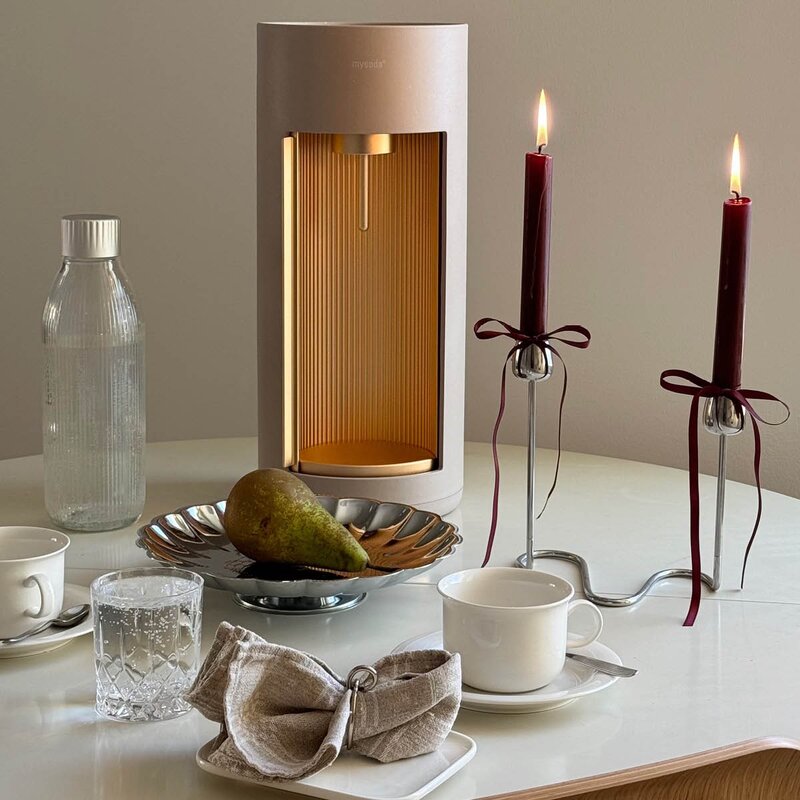 Mysoda Glassy kullsyremaskin uten sylinder latte