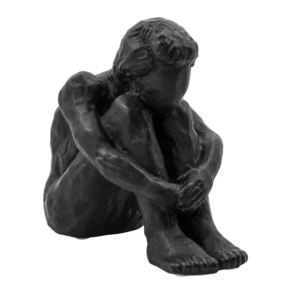 House Doctor Forms skulptur 20 cm svart