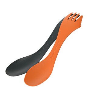Light My Fire Swedish Spork Original turbestikk 17 cm 2 stk rustyorange/slatyblack