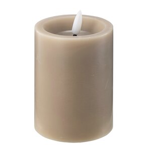 Edelweiss LED kubbelys 7,5x10 cm taupe