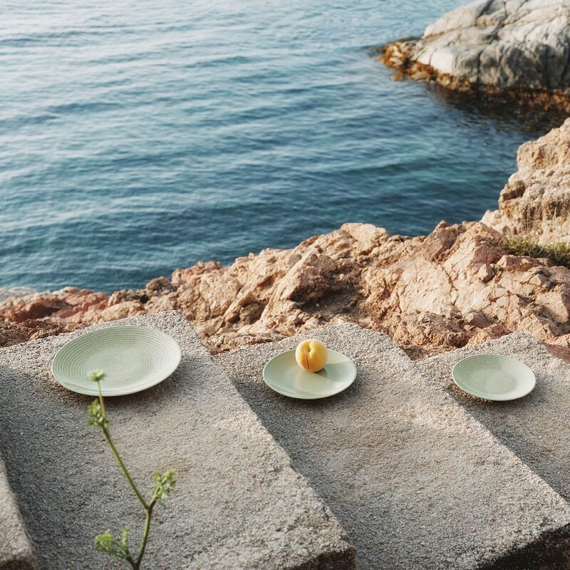 Arabia 24h dyp tallerken 24 cm Avec grønn